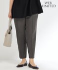 23区 L 【Lサイズ限定】ソフトストレッチポンチ テーパードパンツ