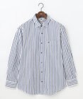 JOSEPH ABBOUD 【キングサイズ・吸水速乾・イージーケア】ソアロンストライプシャツ