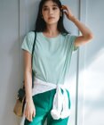 23区 L 【接触冷感/洗える】フレンチスリーブ IT TEE