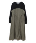 Green Parks カットソードロストドッキングワンピース