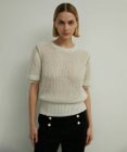 BEIGE， OLIVIER / 半袖ニット