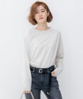 23区 S 【大好評素材/洗える】コットンベアジャージー ロング Tシャツ
