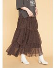 AMERICAN HOLIC 丈違いティアードフリルギャザースカート