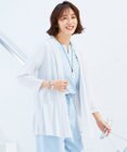 自由区 【保湿性/吸湿性/吸水速乾/接触冷感/UVケア】ハンディカーディガン ロング