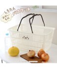 Mother garden しろたん お買い物 バスケット 49.5×24×35cm 日本製