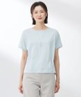 J.PRESS LADIES L 【WEB限定カラーあり・洗える】コットンスムース フレンチスリーブ カットソー