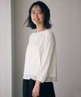 ANY SIS 【洗える】レイヤードヘム ブラウス