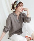 23区 L 【CLASSY. 9月号掲載/WEB限定カラーあり】LIBECO ベーシック シャツ