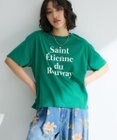 Green Parks 多段フェミニンロゴボックスＴシャツ
