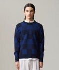 J.PRESS MEN 【Cash Lamb’s Wool】クレイジーパターンニット / クルー