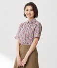 J.PRESS LADIES 【洗える】LIBERTY シャツカラー ブラウス