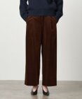 ATON SUVIN CORDUROY | タックワイドパンツ