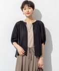 23区 L 【洗える】クリアトリコットジャージー ティアードデザイン カットソー