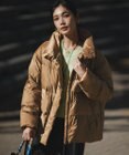 【Oggi掲載】シレータフタ ハイネック ショート ダウンコート