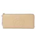 CLATHAS ワッフル　Lファスナー長財布