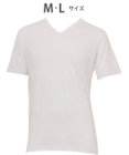 WACOAL MEN WACOAL MEN インナー 3分袖 オーガニックコットン100％ 通気性 吸汗速乾 抗菌防臭 Vネック 肌着 メンズ WL5124 /ワコールメン
