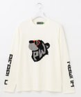 PW CIRCULUS 【MEN】【洗える】ベアフェイスモチーフ クルーネック ニット