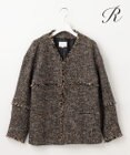 23区 【R(アール)】GIOLICAミックスツイードジャケット