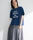 Green Parks 多段フェミニンロゴボックスＴシャツ