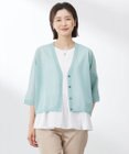J.PRESS LADIES S 【WEB限定カラーあり・洗える】SHEER LIGHT KNIT Vネック カーディガン