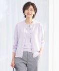 J.PRESS LADIES S 【洗える】 BASIC HI-COTTON カーディガン