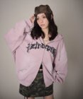 WEGO 【ユニセックス着用ITEM】グラフィックZIPパーカー