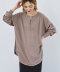 AMERICAN HOLIC バイパチ2WAYヘンリーネックニットプルオーバー