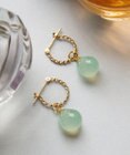 TOCCA 【WEB限定】LEGAME PIERCED EARRINGS S K10 天然石 ピアス S