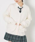 WEGO 【SCHOOL ITEM】ハイゲージスクールカーディガン