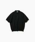 ATON COTTON WASHI KNIT | ハーフスリーブポロセーター - UNISEX