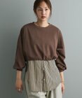 CRAFT STANDARD BOUTIQUE ポンチ＋布帛セットチュニック