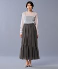 uncrave 【洗濯機洗い可】カクテルチュール スカート（uncrave STANDARD）