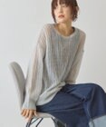AMERICAN HOLIC モヘアタッチルーズ編みプルオーバー