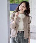 Tiaclasse 【洗える】ダブルジップリブ編みカーディガン