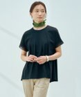J.PRESS LADIES S 【洗える・接触冷感】プレーティングジャージー フレア カットソー