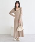 earth music&ecology 【2点SET】レイヤードバイカラーカットワンピース