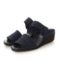 MODE ET JACOMO <D'ICI>ストレッチクロスウェッジサンダル