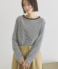 AMERICAN HOLIC シアーカラーボーダープルオーバー