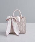 Maison de FLEUR スカーフ付リボンキルティング2Wayバッグ