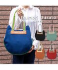 tsumori chisato CARRY ネコかおウレタン ショルダーバッグ 中サイズ 猫モチーフ トートバッグ