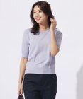 J.PRESS LADIES 【洗える】BASIC HT-COTTON クルーネック ニット