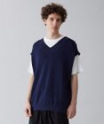 UNFILO MENS イージーケア ニットベスト [23年春夏商品]