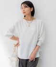 23区 S 【洗える/一部店舗限定】ストレッチジョーゼット シアー カットソー