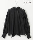 23区 【エステータ】コットンオーガンジー ブラウス