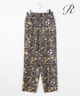 23区 【R(アール)】Ratti リーフプリント パンツ