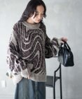 WEGO 幾何学柄ニットプルオーバー