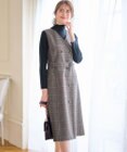 ANY SIS 【美人百花10月号掲載】リバーシブルチェックラップ ワンピース
