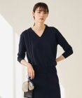 ICB 【WEB限定カラーあり・洗える】シンセティックハイゲージ Vネックプルオーバー
