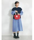 CRAFT STANDARD BOUTIQUE 【洗える】ニットベスト+シャツワンピース-SET