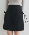 earth music&ecology サイドレースアップミニスカート